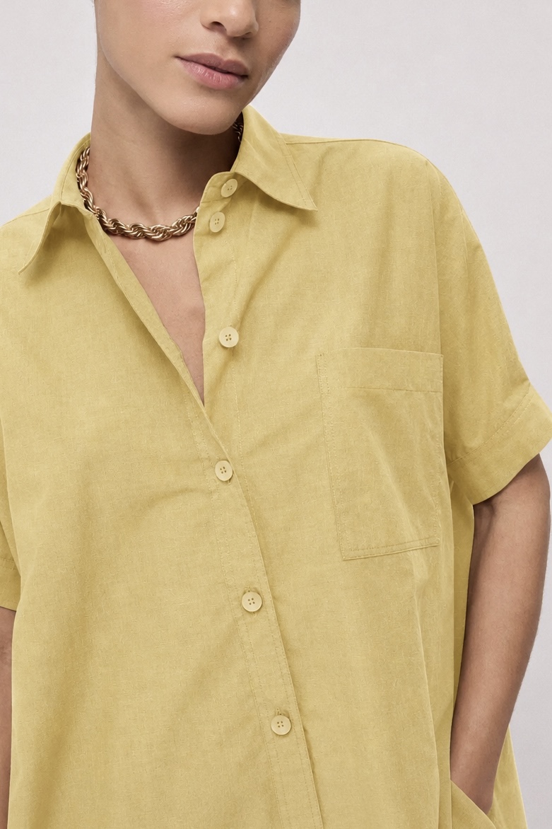 OttodÁme - Oversized Short Shirt Camomilla - 3
