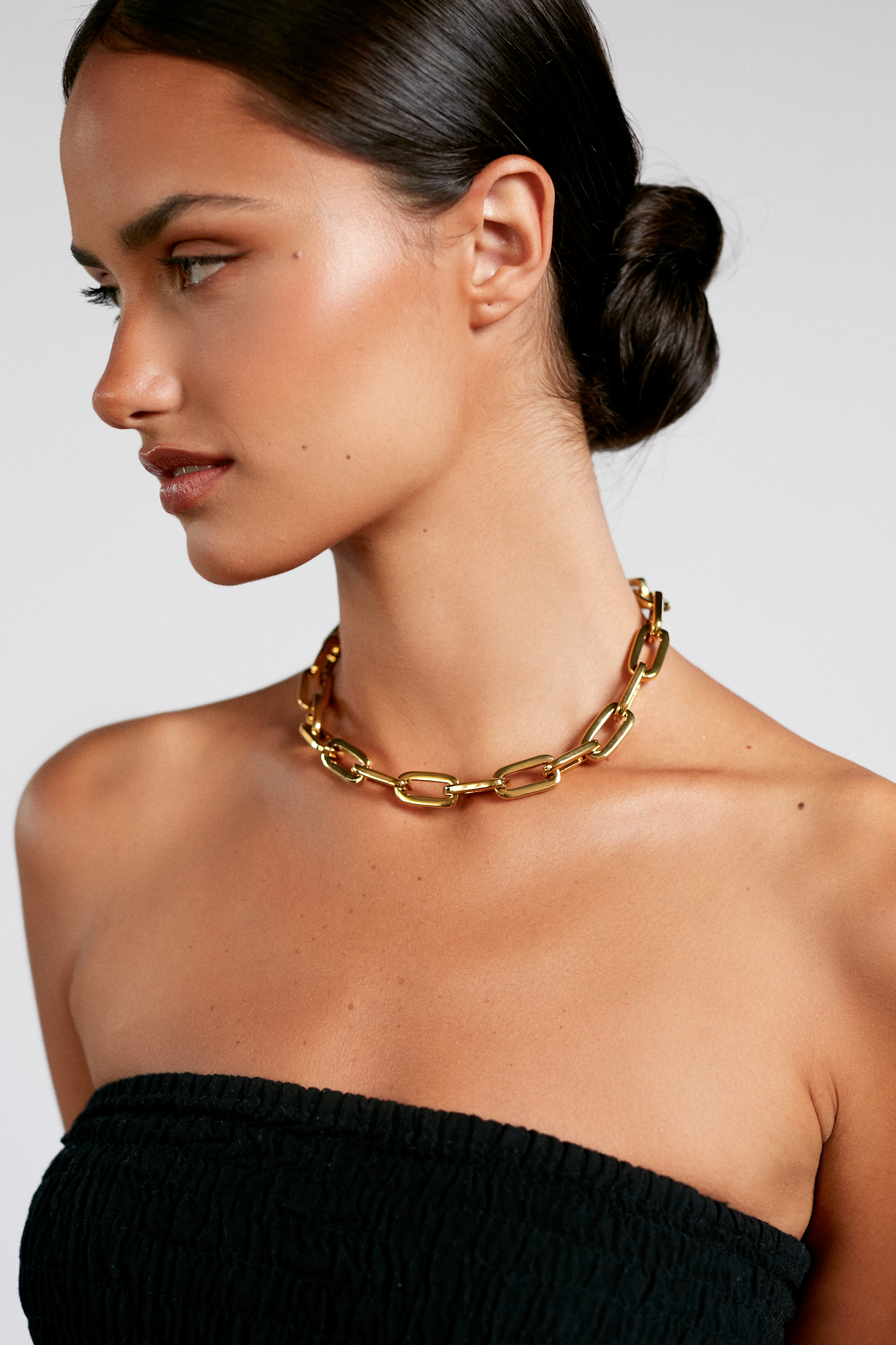 Golden link Halsband