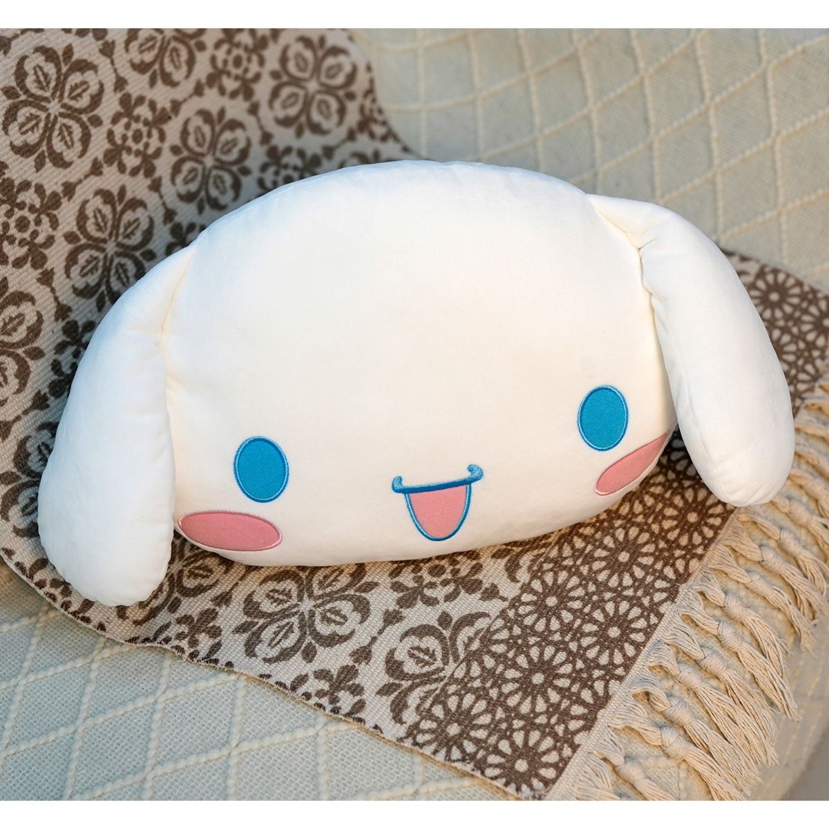 Sanrio Cinnamoroll 3D kudde 40 cm – Vit Kawaii Plyschkudde - 6