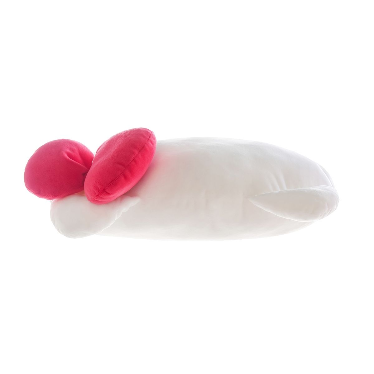 Sanrio Hello Kitty 3D kudde 40 cm – Vit Kawaii Plyschkudde med Röd Rosett - 5