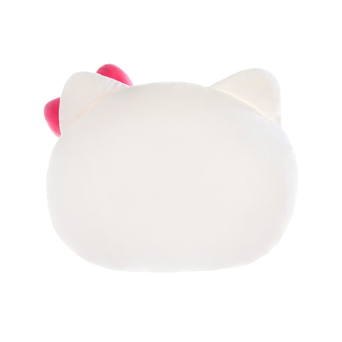 Sanrio Hello Kitty 3D kudde 40 cm – Vit Kawaii Plyschkudde med Röd Rosett - 4
