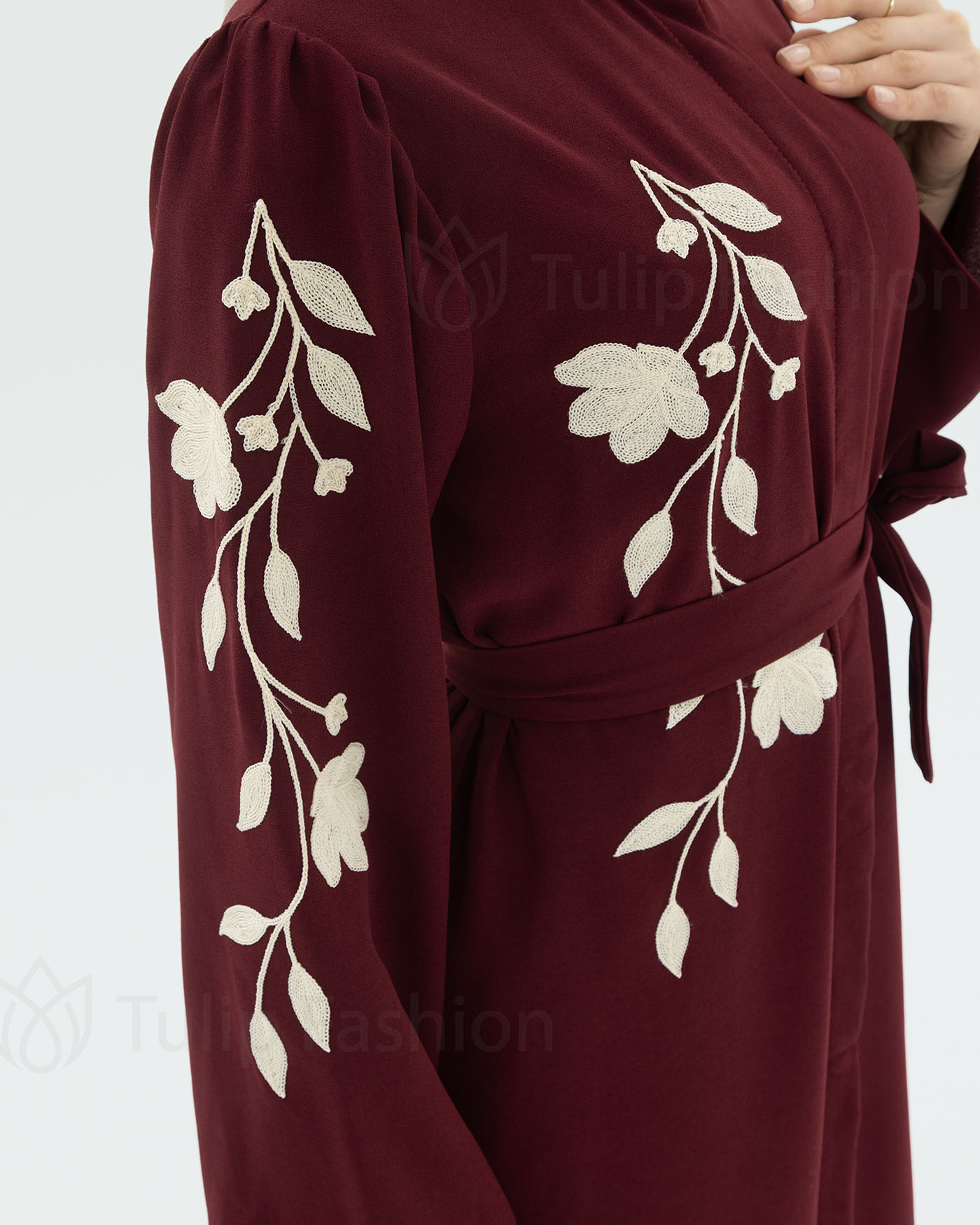 Abaya - Maroon - 5