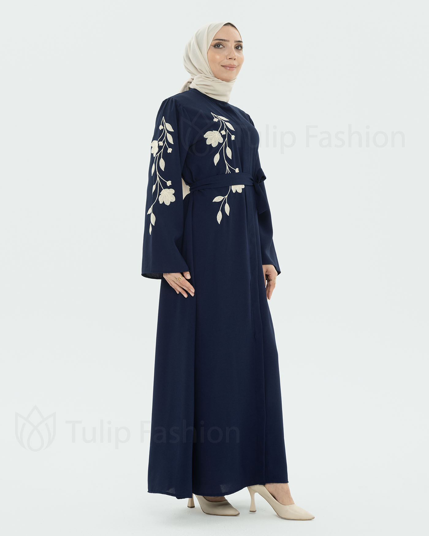 Abaya - Midnight Blue - 3