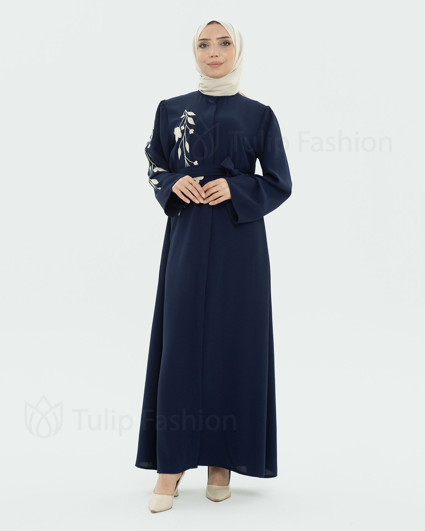 Abaya - Midnight Blue - 2