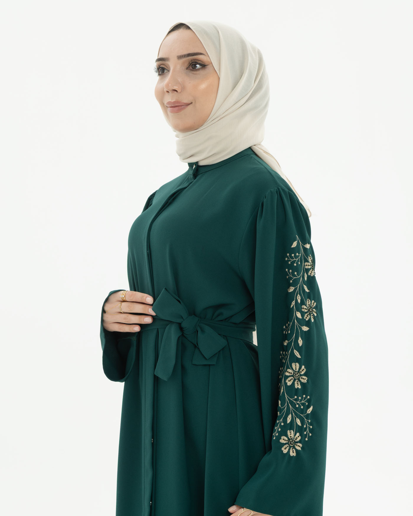 Abaya - Green - 4