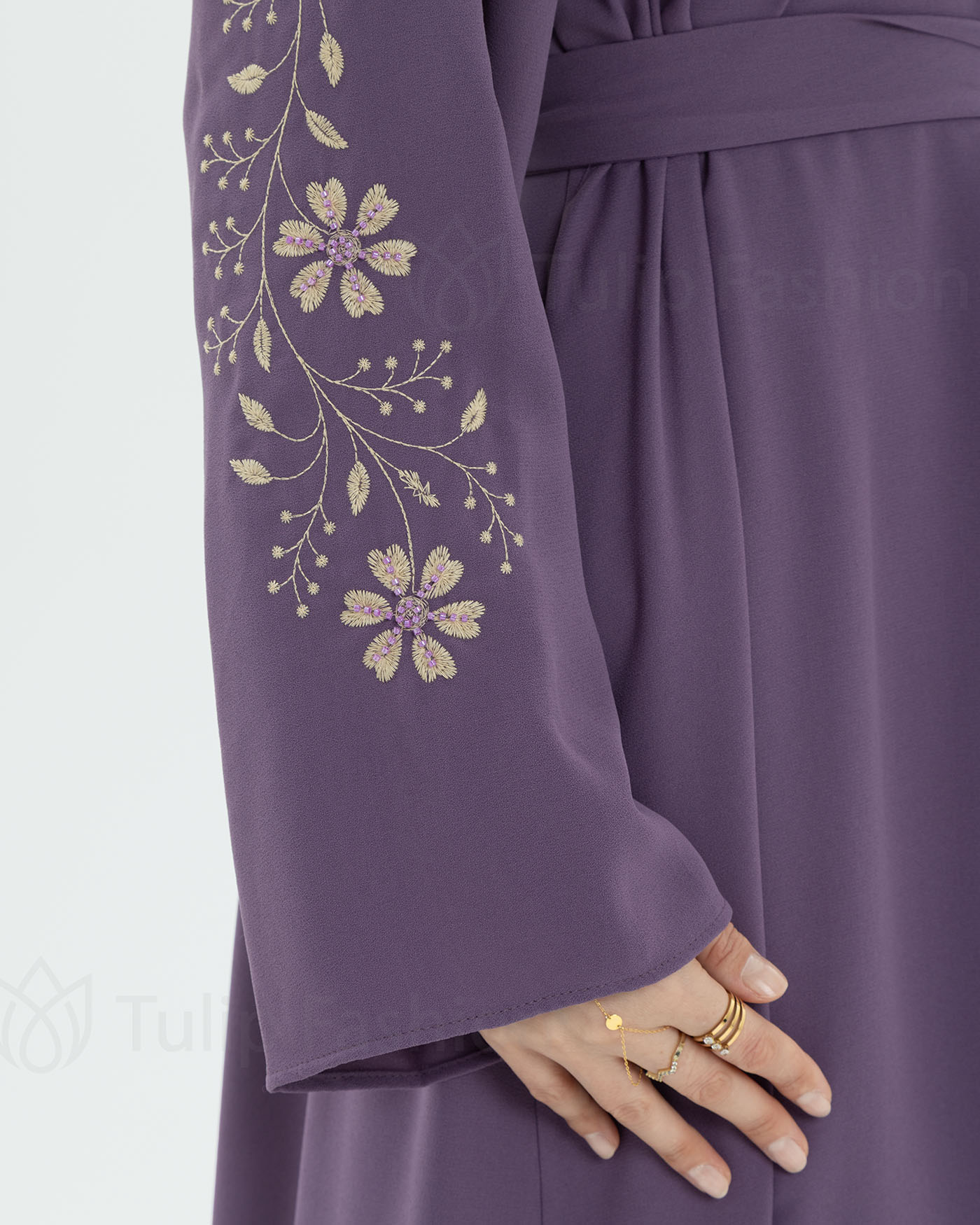 Abaya - Purple - 5