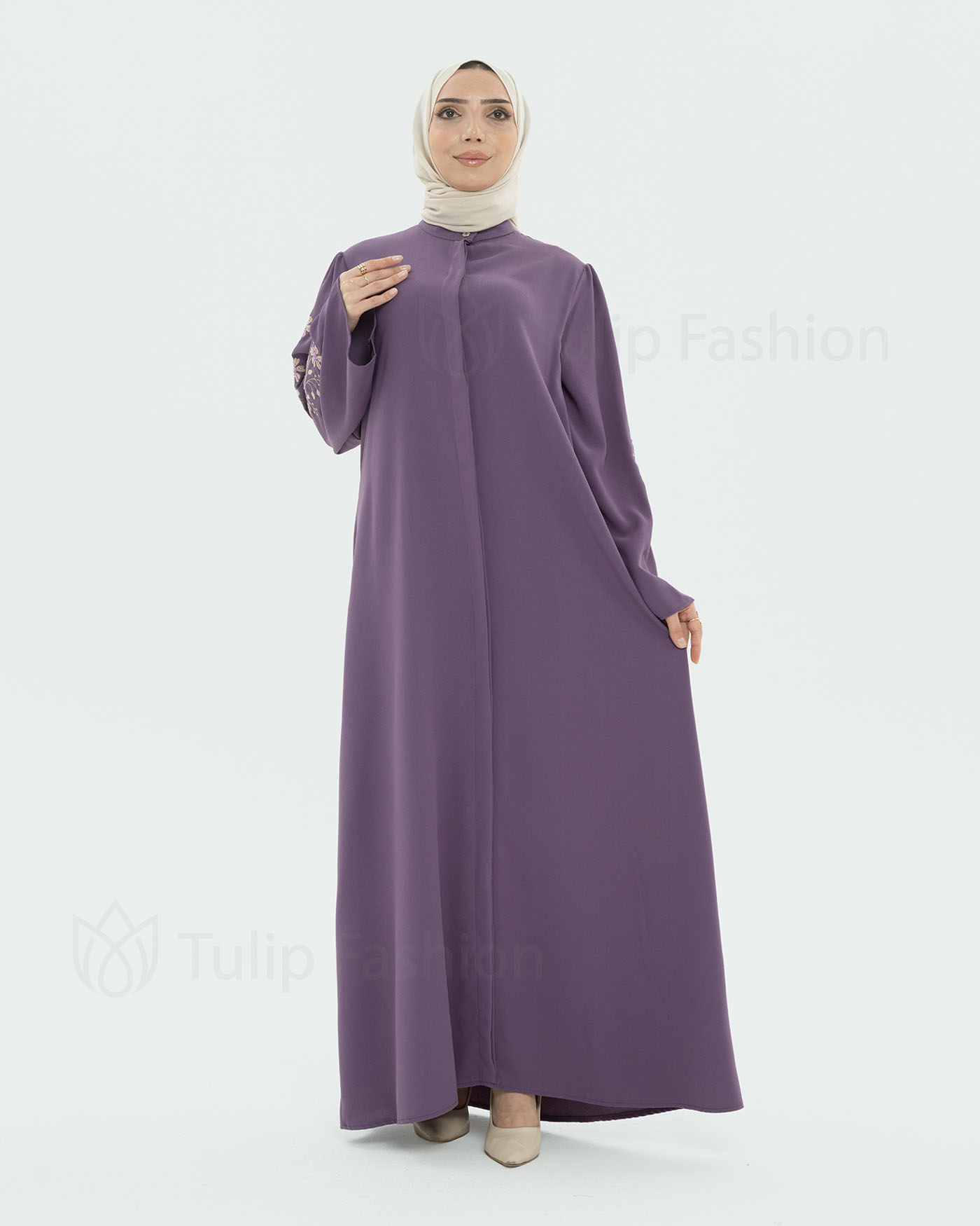 Abaya - Purple - 7