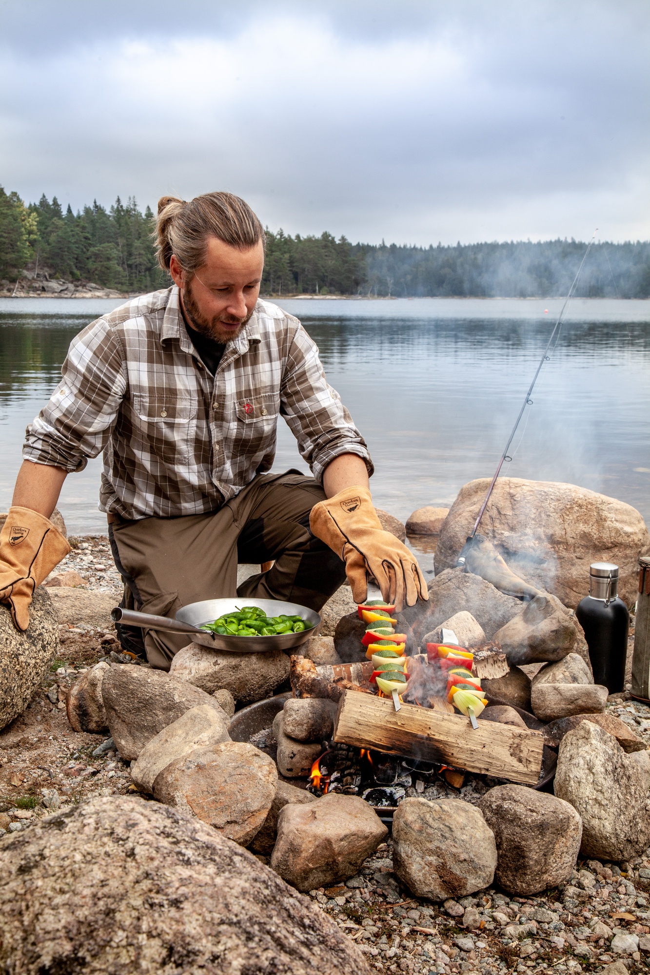 Ihopvikbar Stekpanna 28 cm | Stekpanna i Rostfritt Stål för Camping & Friluftsliv - 3