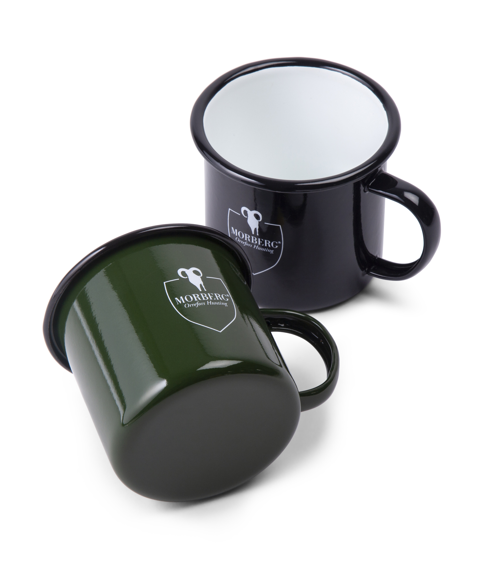 Emaljerad Metallmugg 45 cl | Tålig Friluftsmugg för Camping & Outdoor