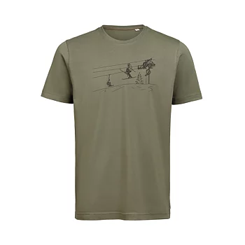 T-shirt Skidåkare Unisex Grön