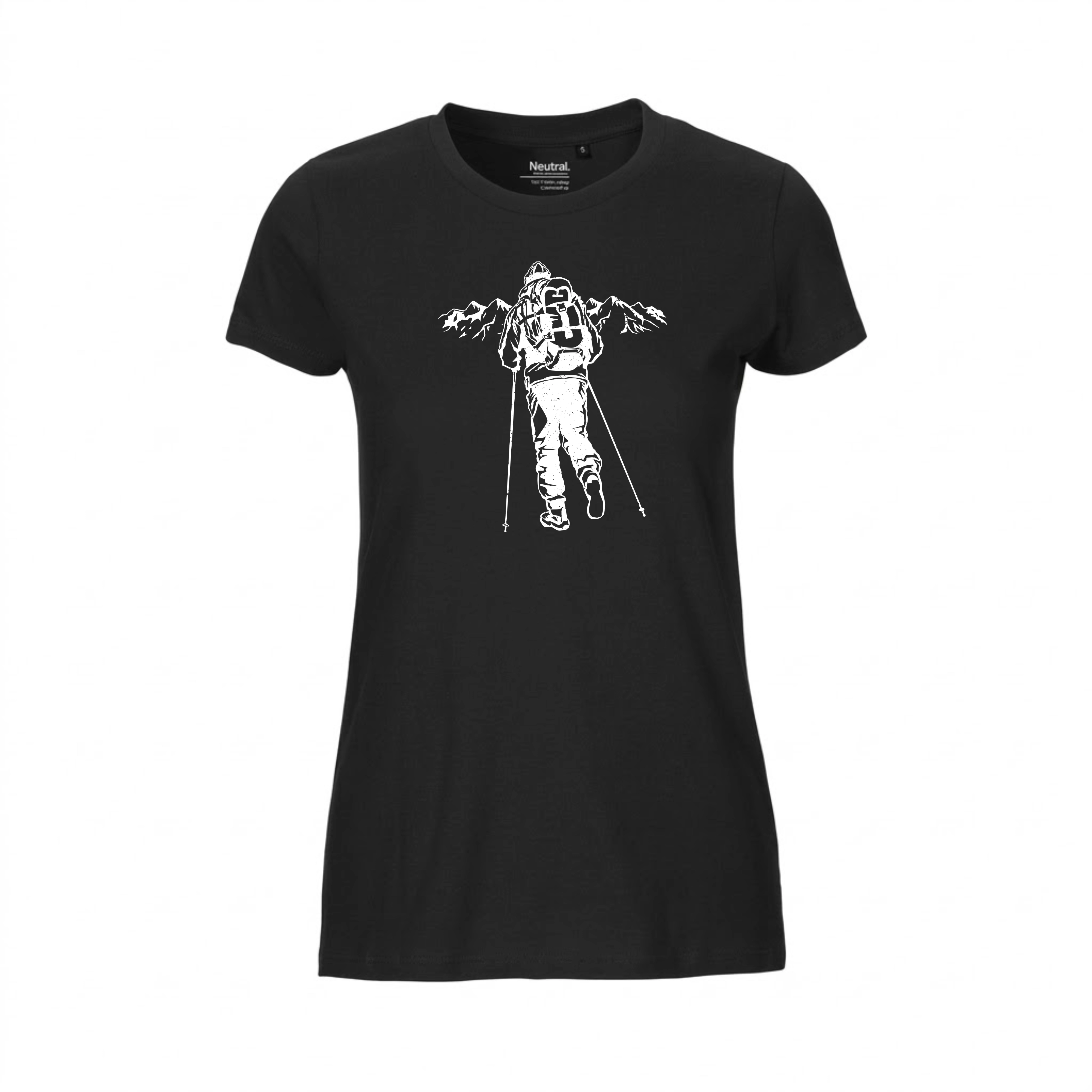 T-shirt Vandraren Dam Svart