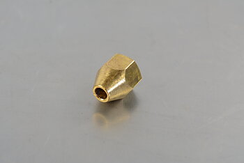 Brake Line Nut Brass 3/8-24 Female - 3/16 pipe