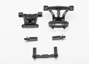 Traxxas Karossfäste Fram & Bak Set 1/16