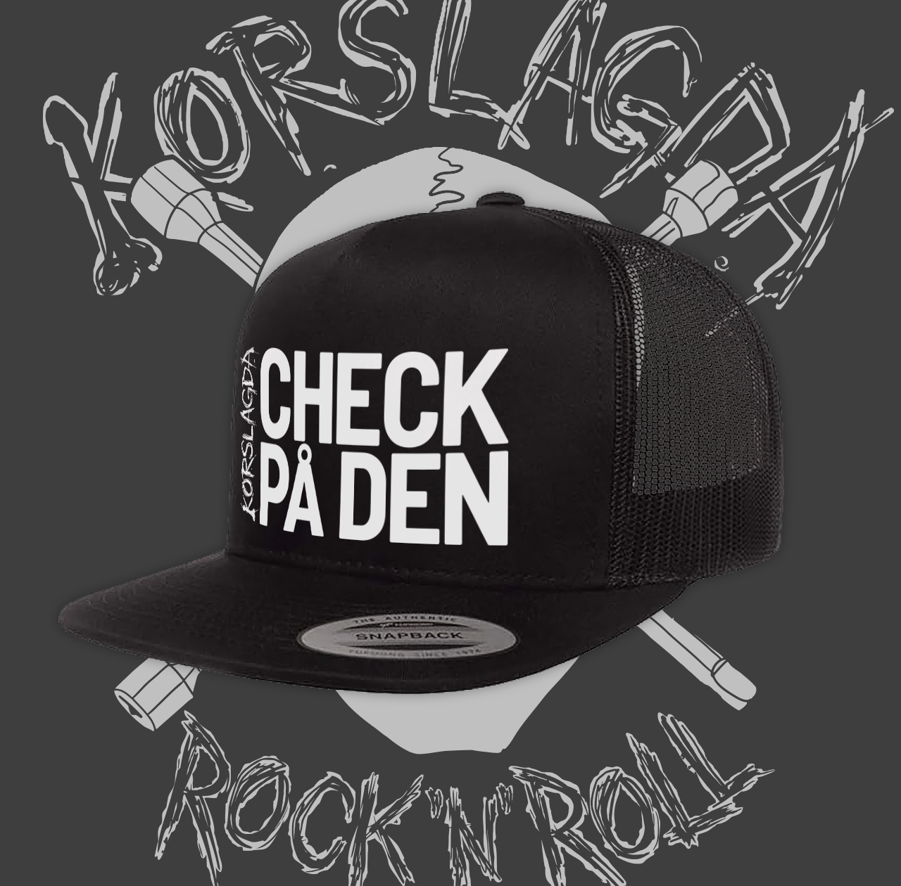 KORSLAGDA  - Check på den Truckerkeps