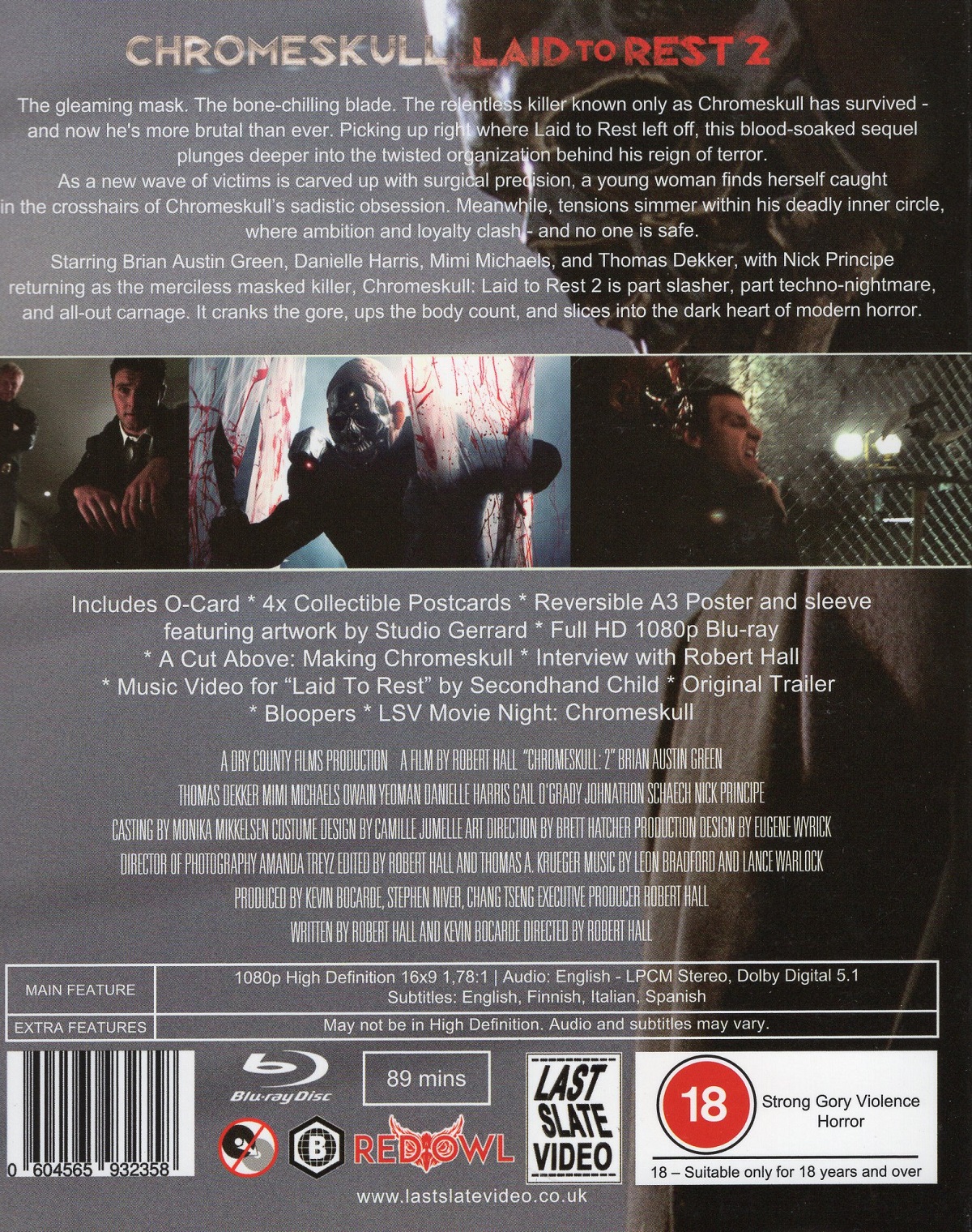 Chromeskull: Laid to Rest 2 (Limited Edition) (ej svensk text) (Blu-ray) - 2