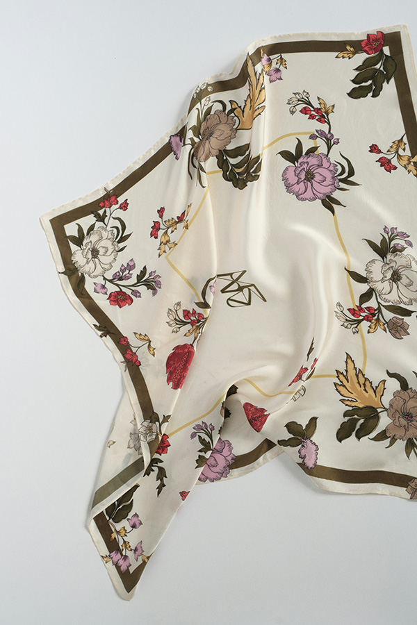Mos Mosh - MMFlowwi Scarf Ecru - 3