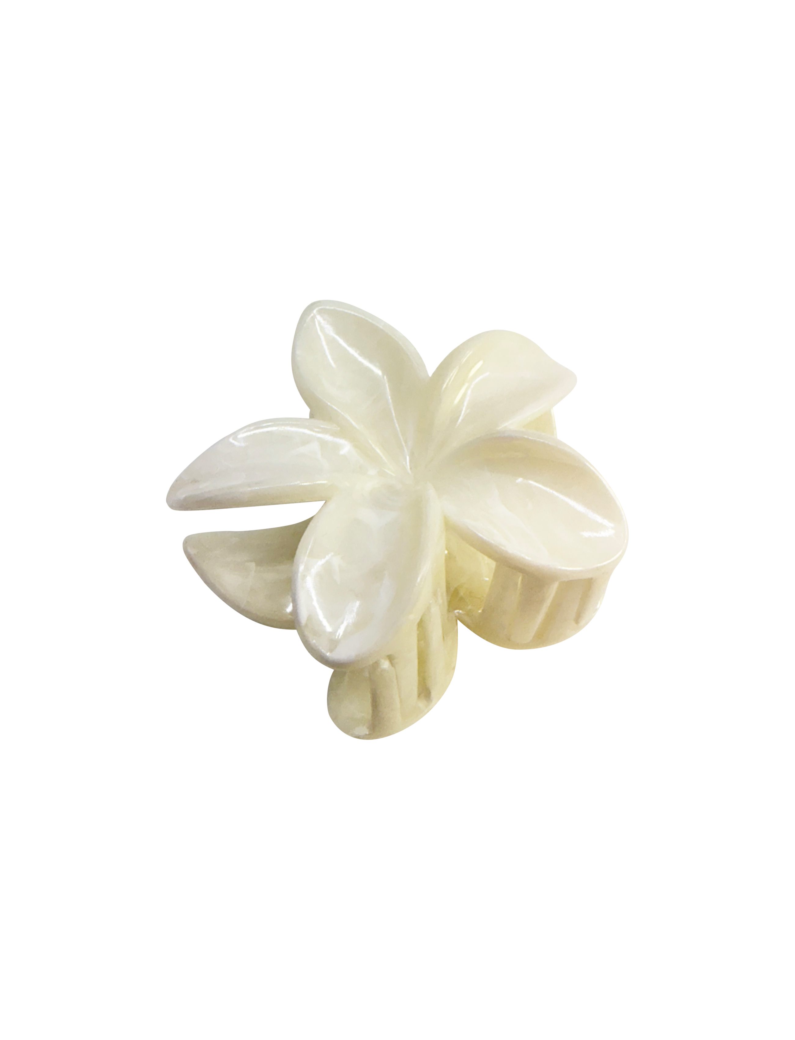 FLOWERY CLAMP WHITE