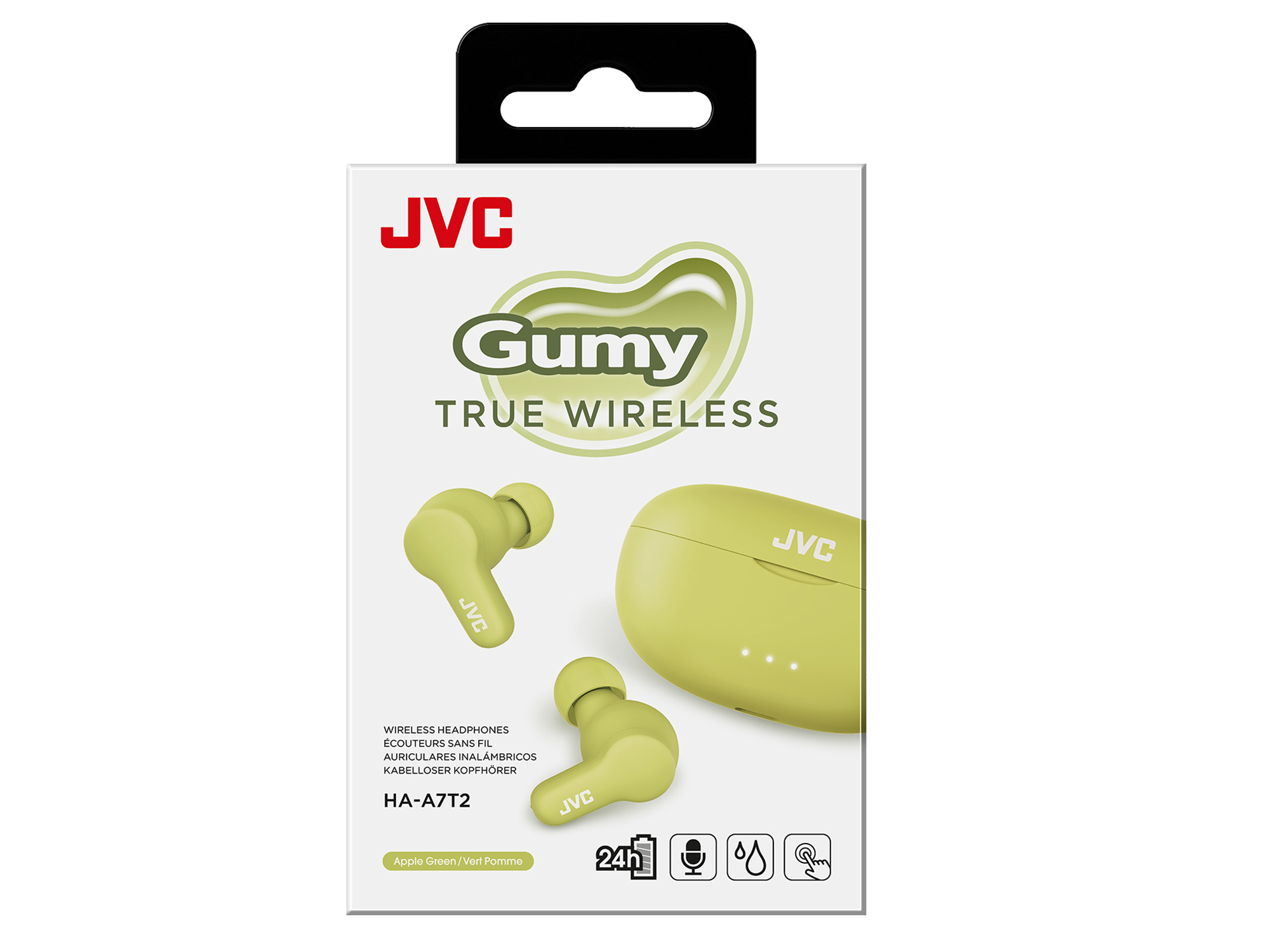 JVC, HA-A7T2-G-U Gumy True Wireless Earphones Green - 5