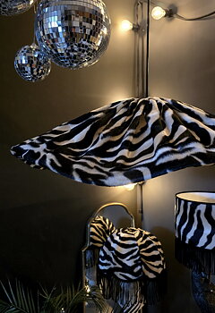 Taklampa 70 cm - Zebra Wave