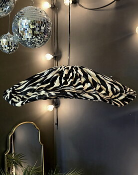 Taklampa 70 cm - Zebra Wave