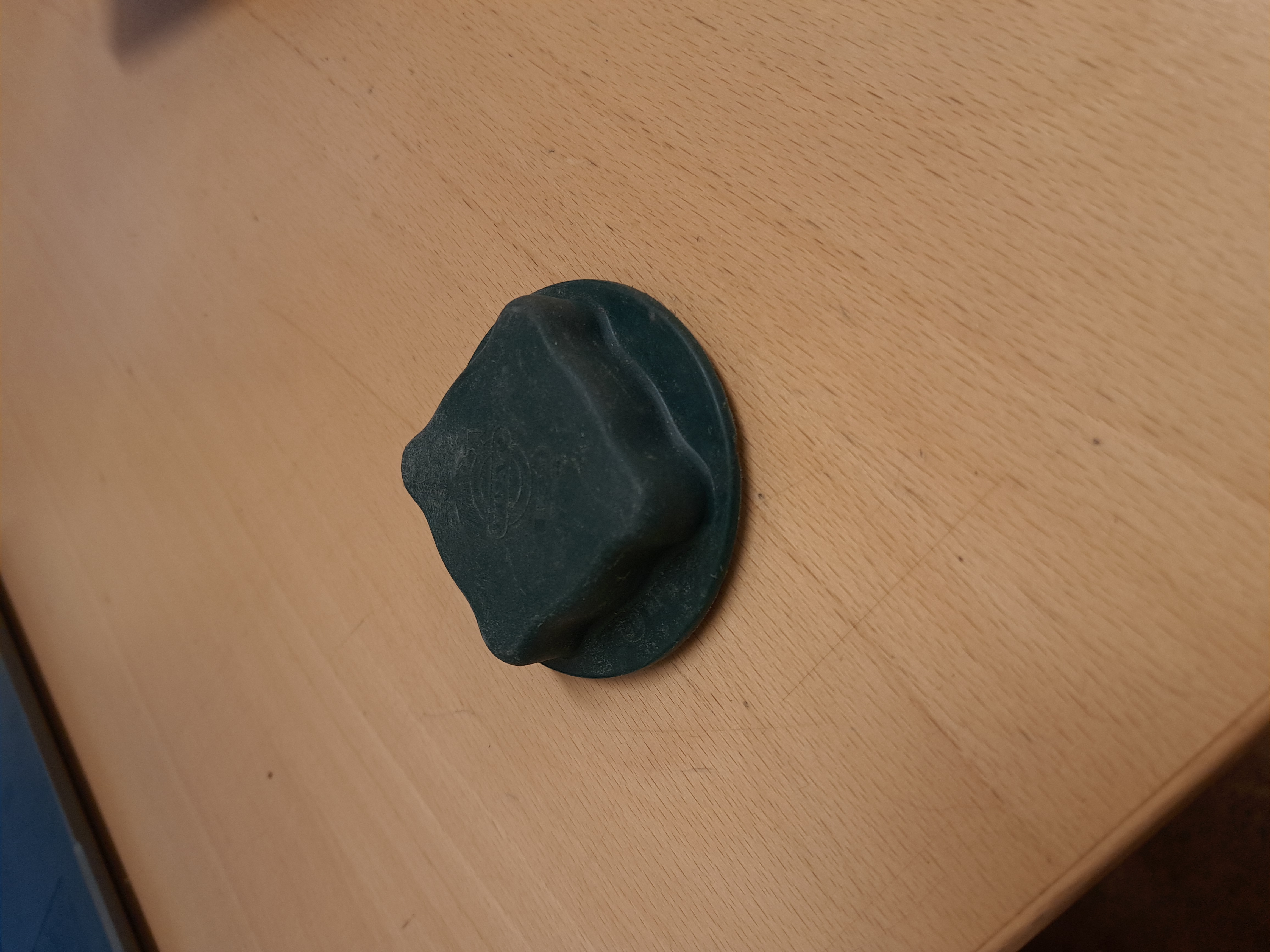 Pressure cap green
