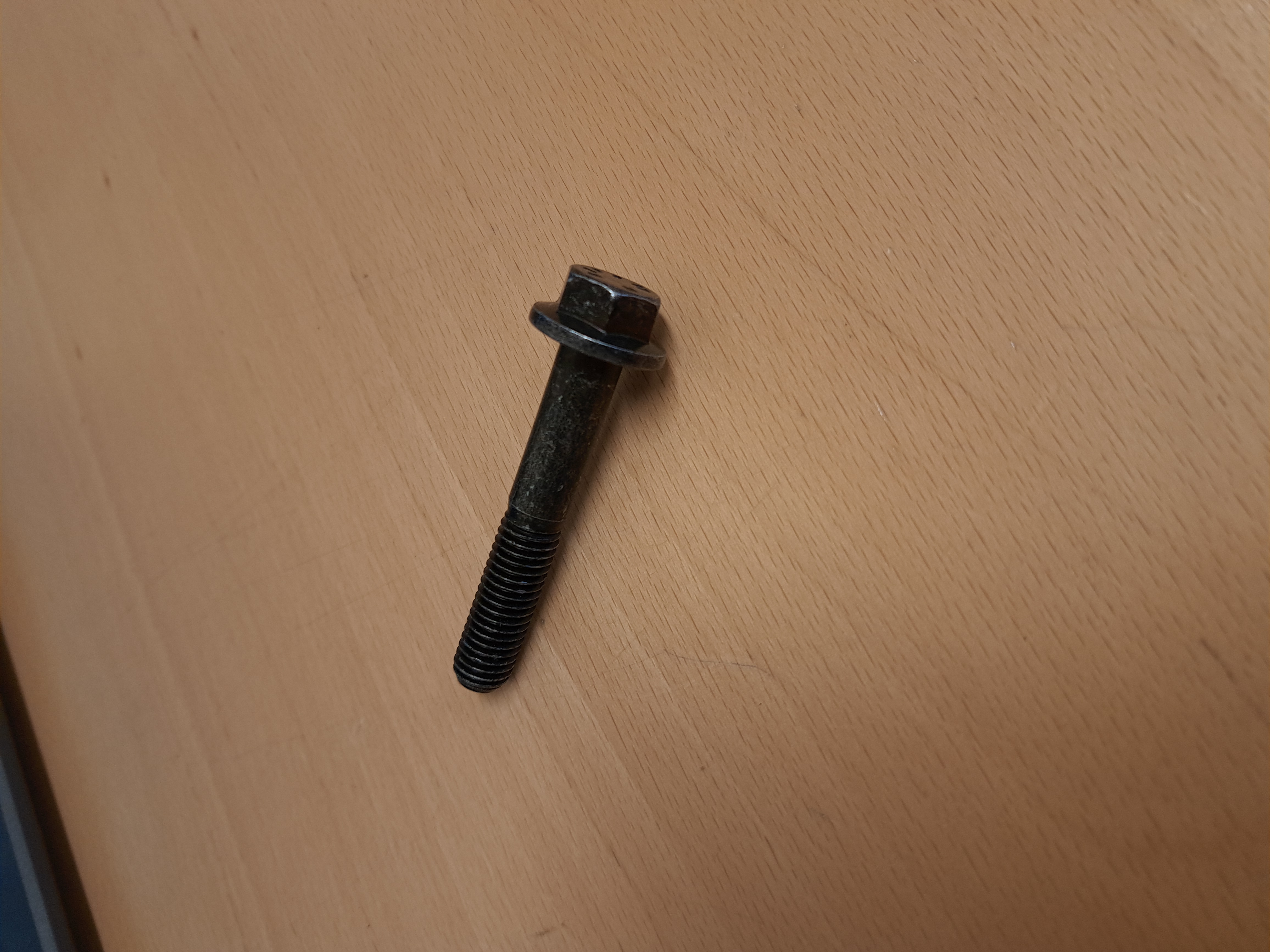Flange screw