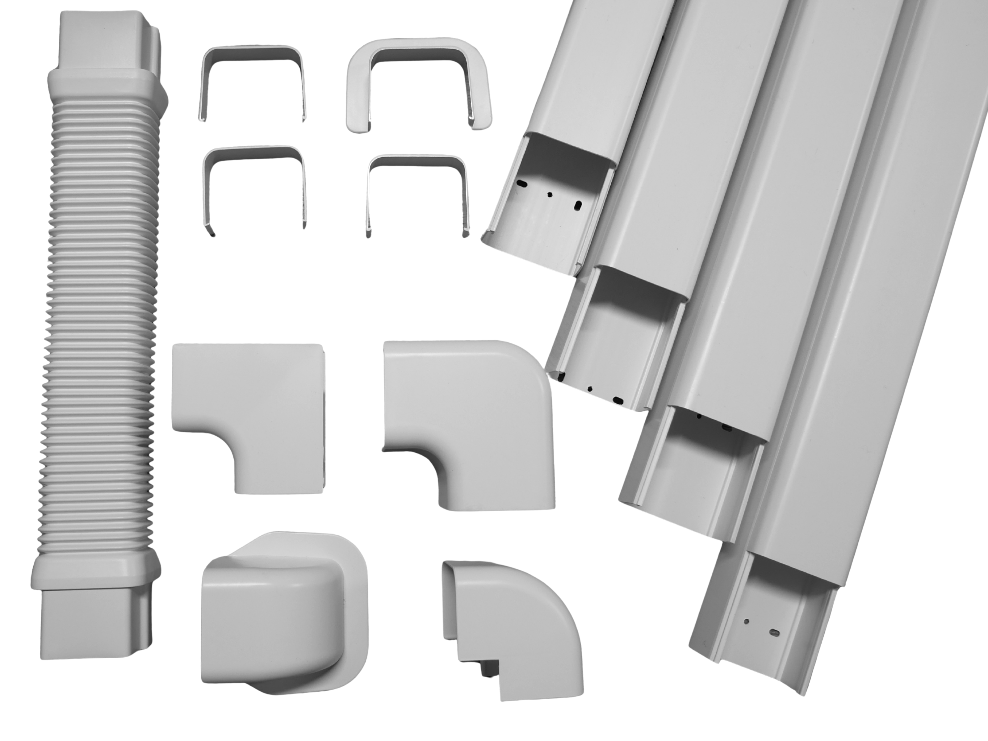 Kanalpaket 4 meter Vit