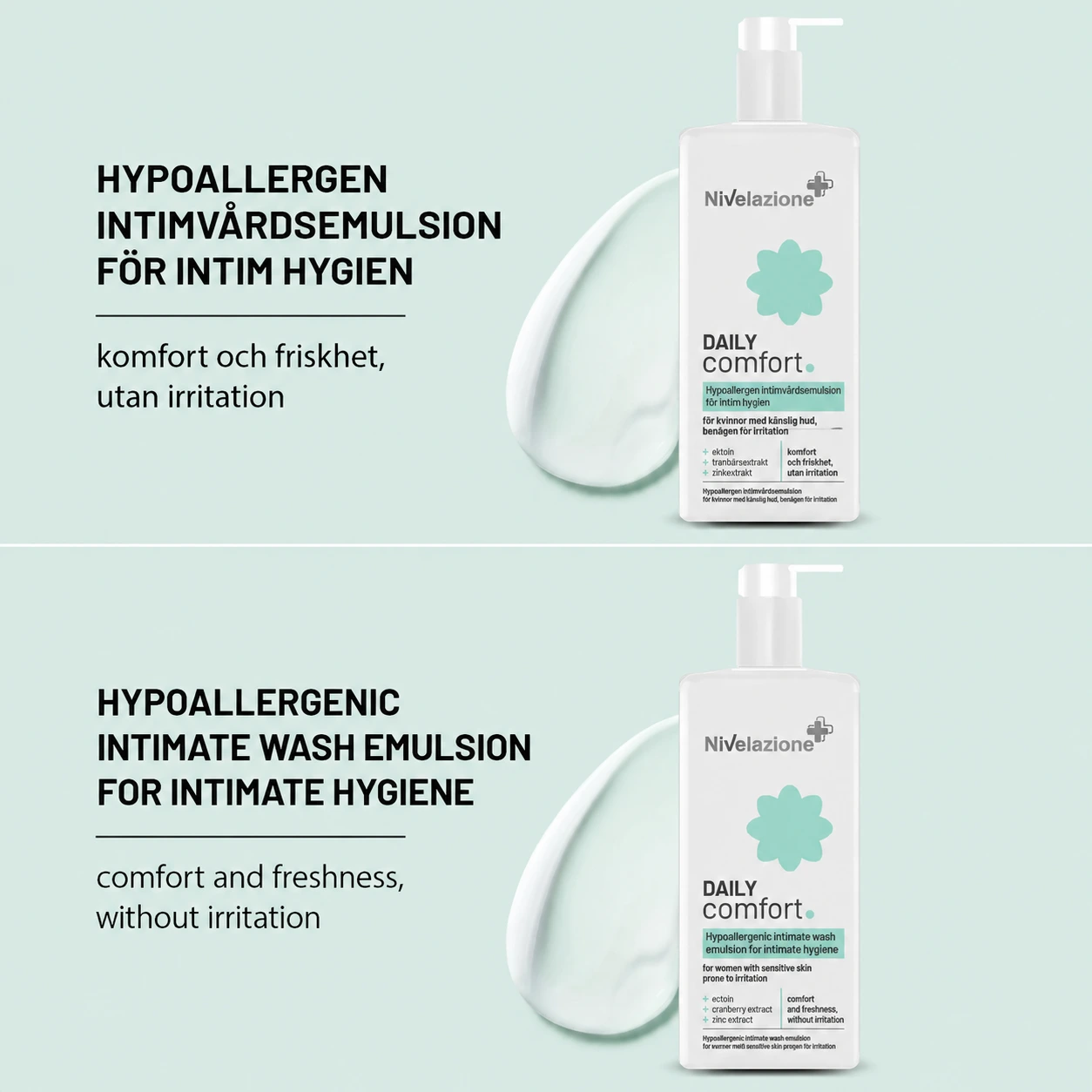 Beskyttende intimvask med prebiotika for sensitiv hud - 3
