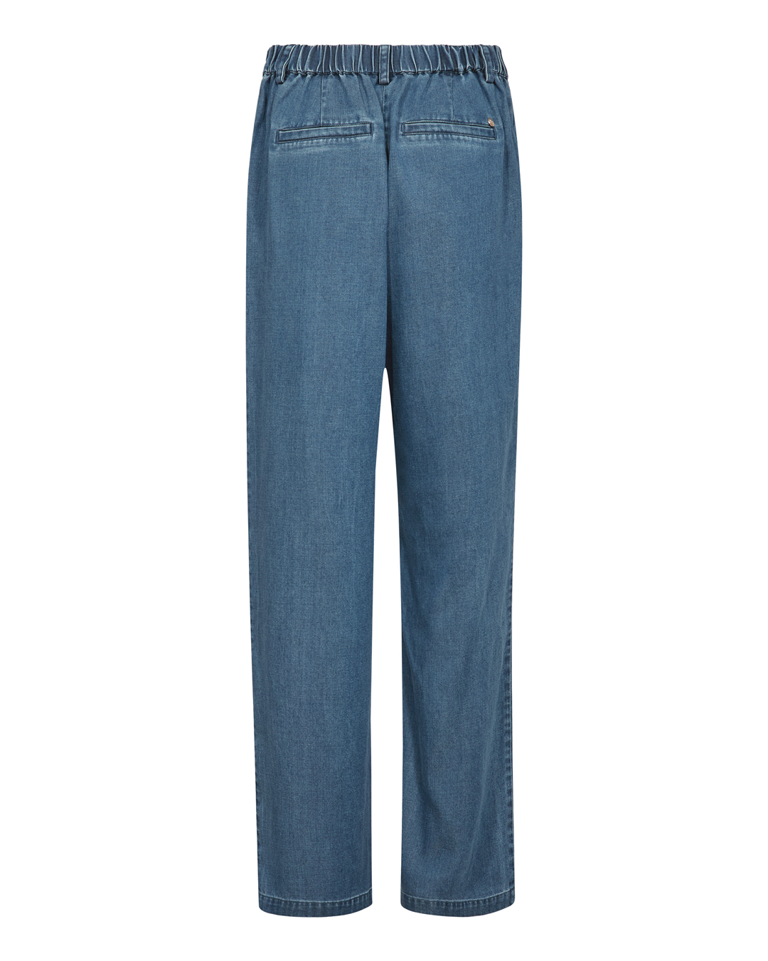 Byxa Bai Lich raka tencelblandning denimblå - 3