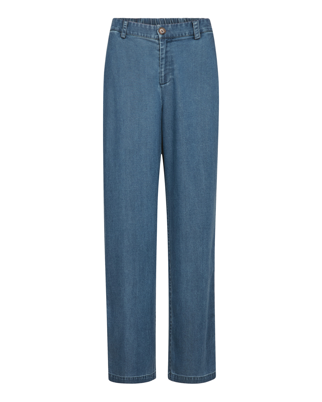 Byxa Bai Lich raka tencelblandning denimblå - 2