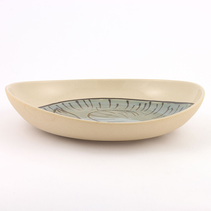 Fifalla Luna Langelund (1980s) Gray Cat Bowl 25/5 cm