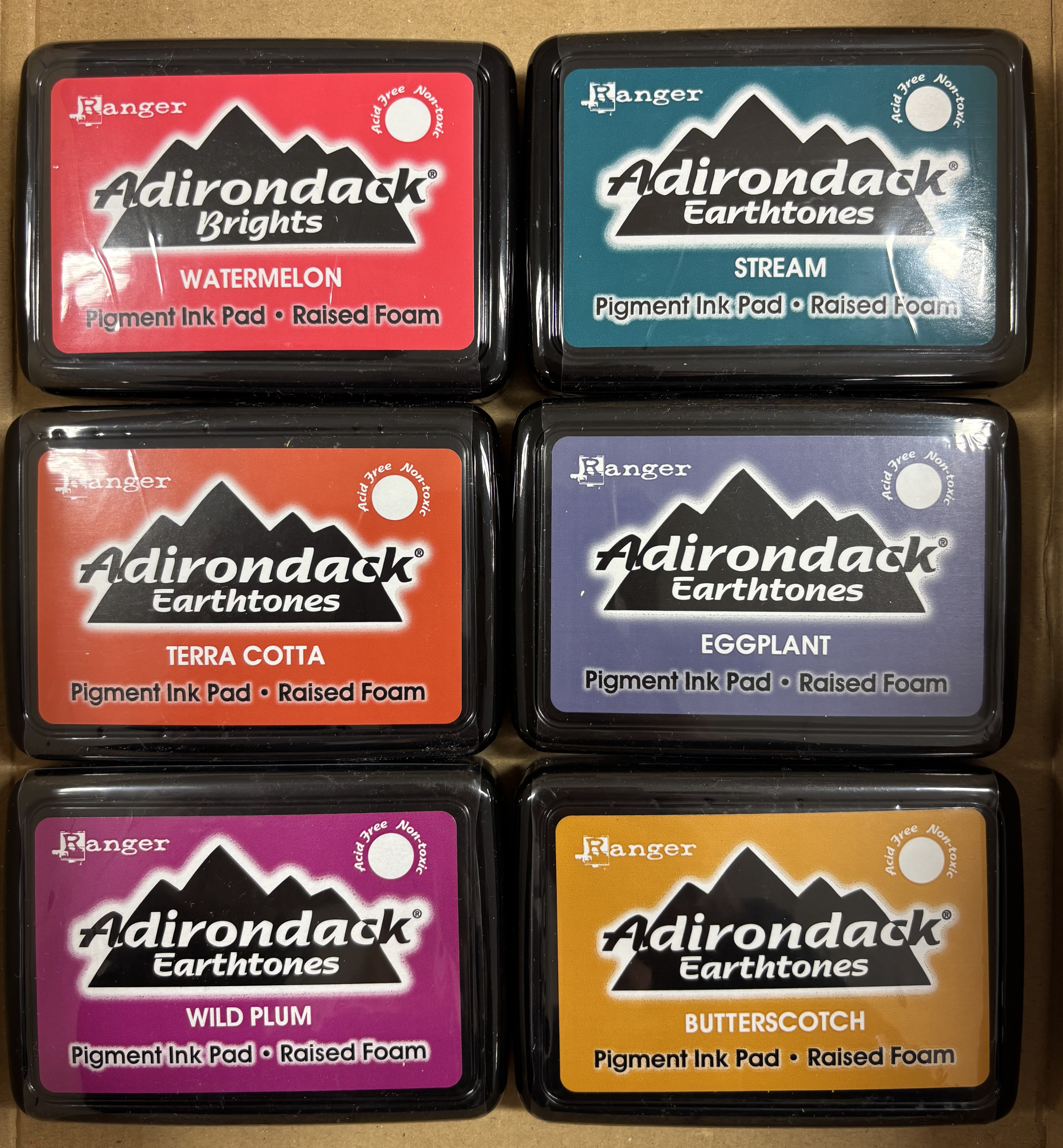 Adirondack stämpeldynor Blandade