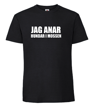 Hundar i Mossen T-Shirt svart