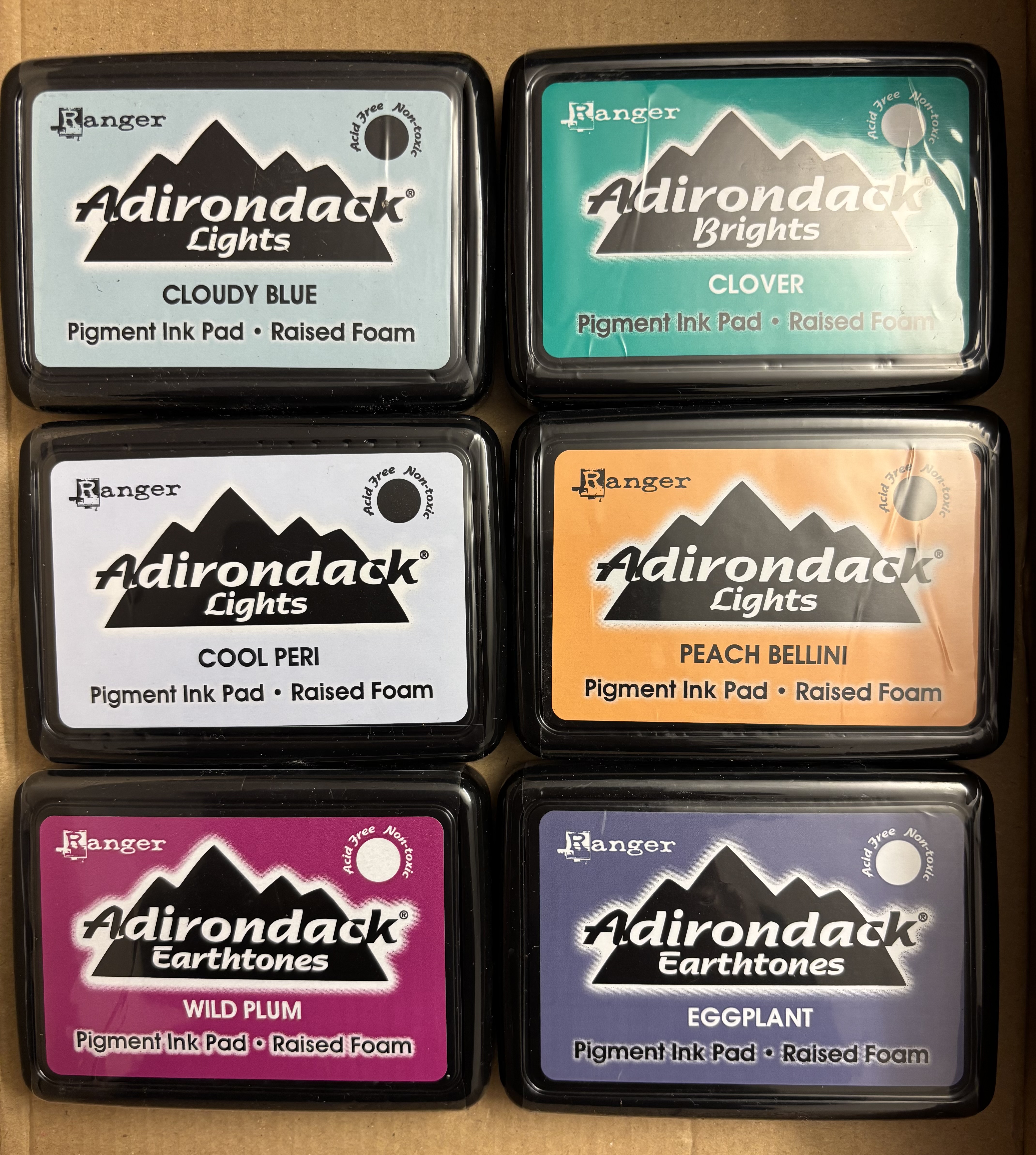 Adirondack stämpeldynor Blandade