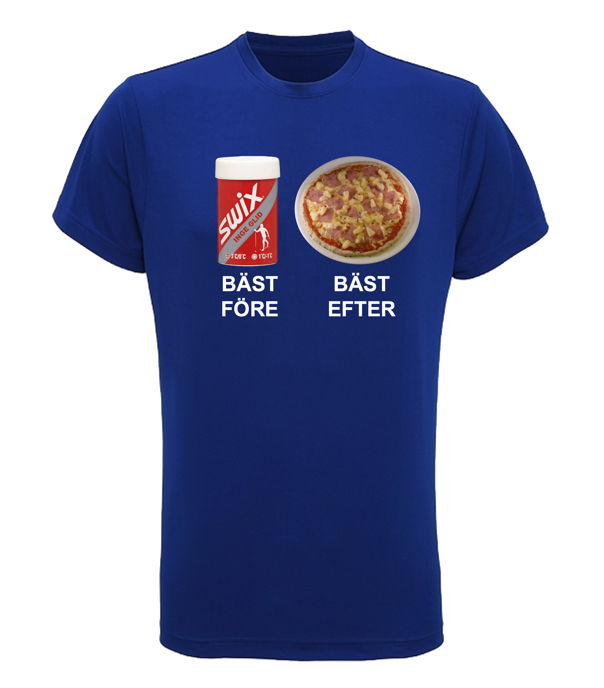 Bäst Före Hawaii Funktions T-Shirt Blå