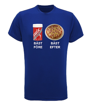 Bäst Före Hawaii Funktions T-Shirt Blå
