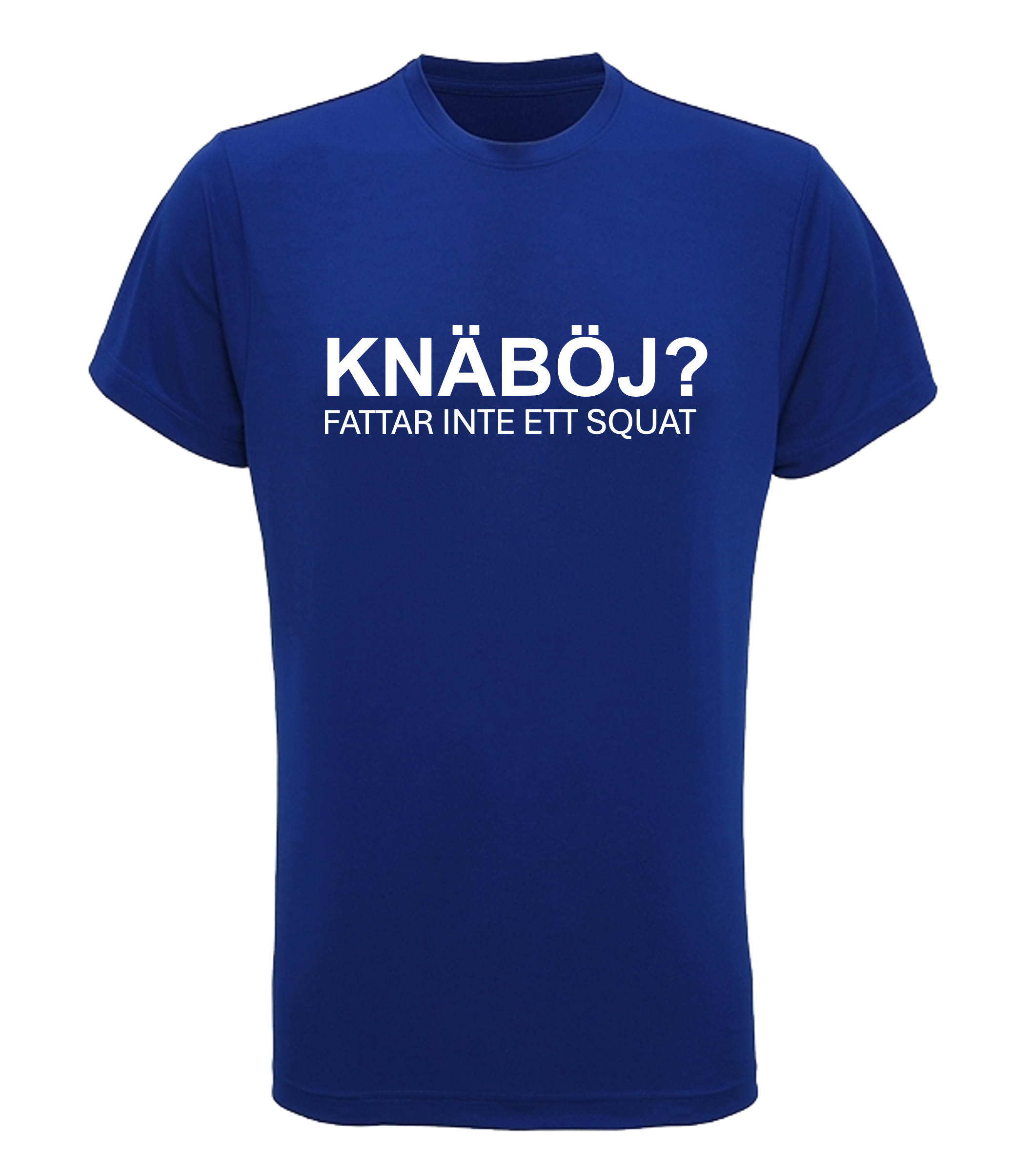 Knäböj Funktions T-Shirt Blå