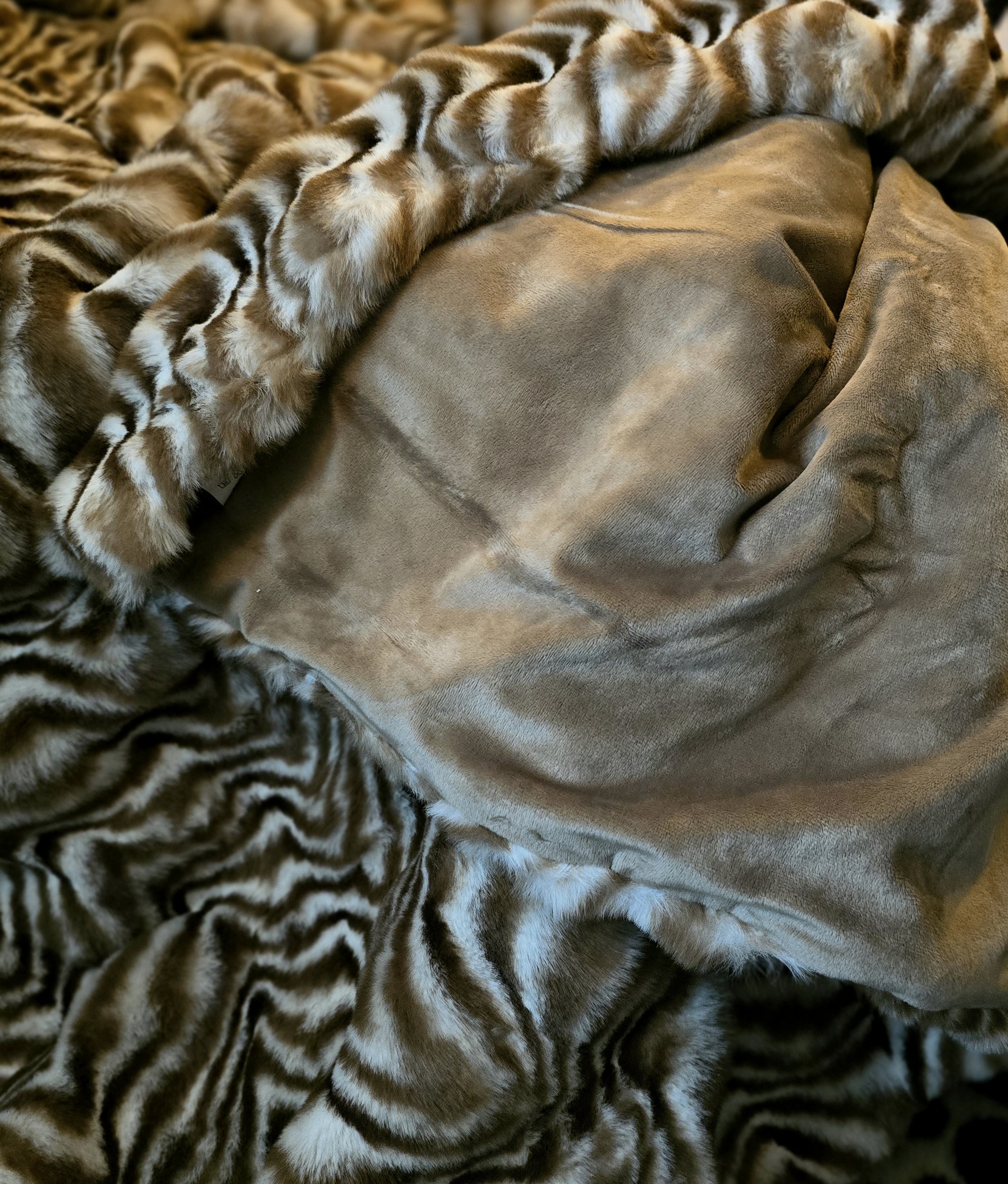 Pläd Animalprint - Brown/Creme - 4