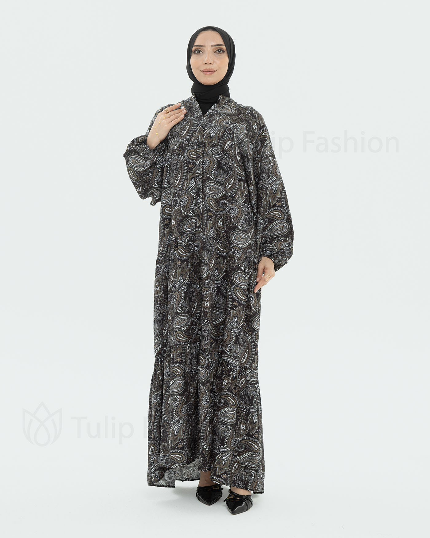Maxi dress - Black - 2