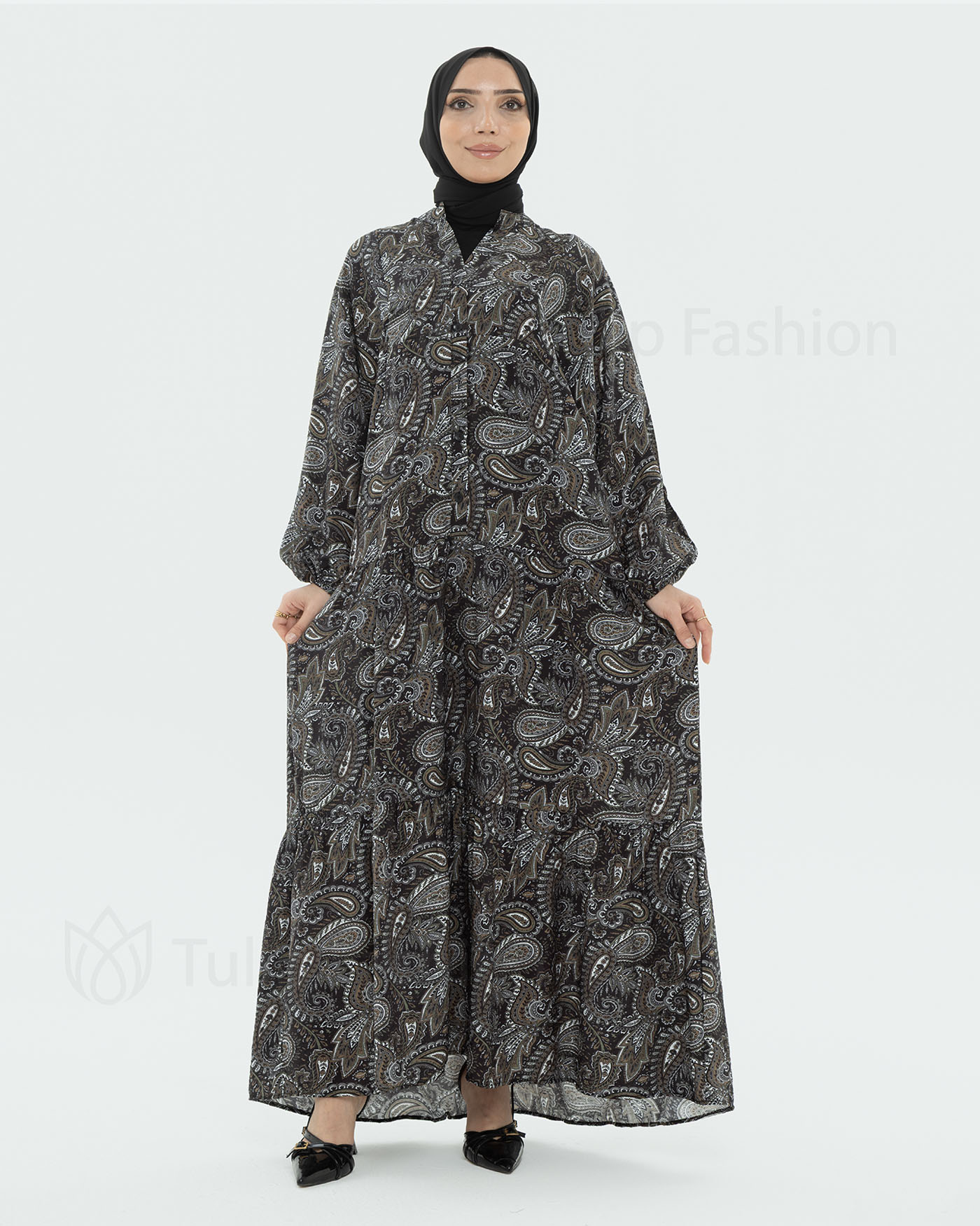 Maxi dress - Black - 4