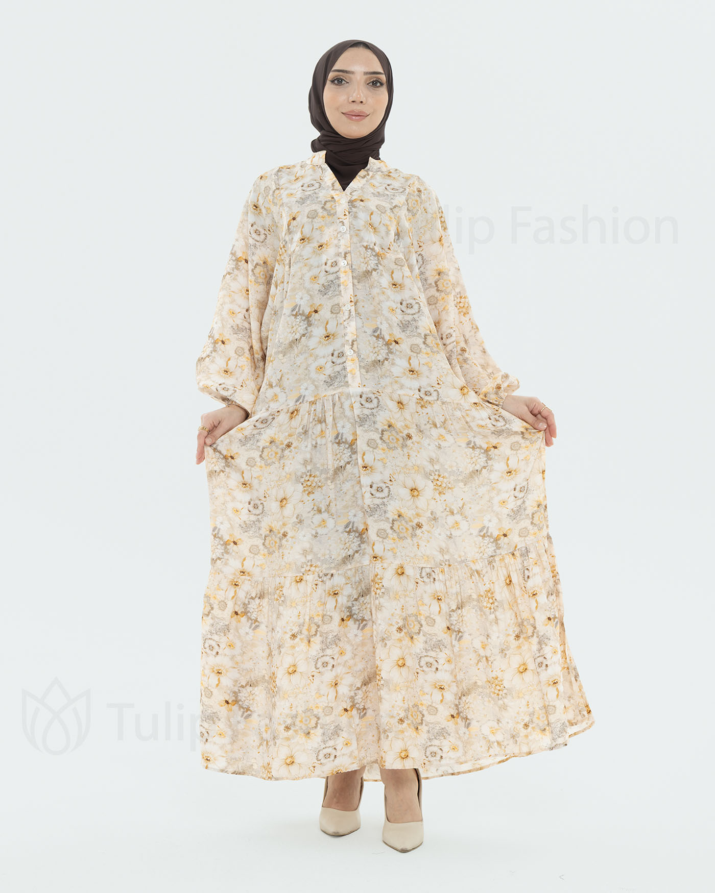Maxi dress - Light Beige