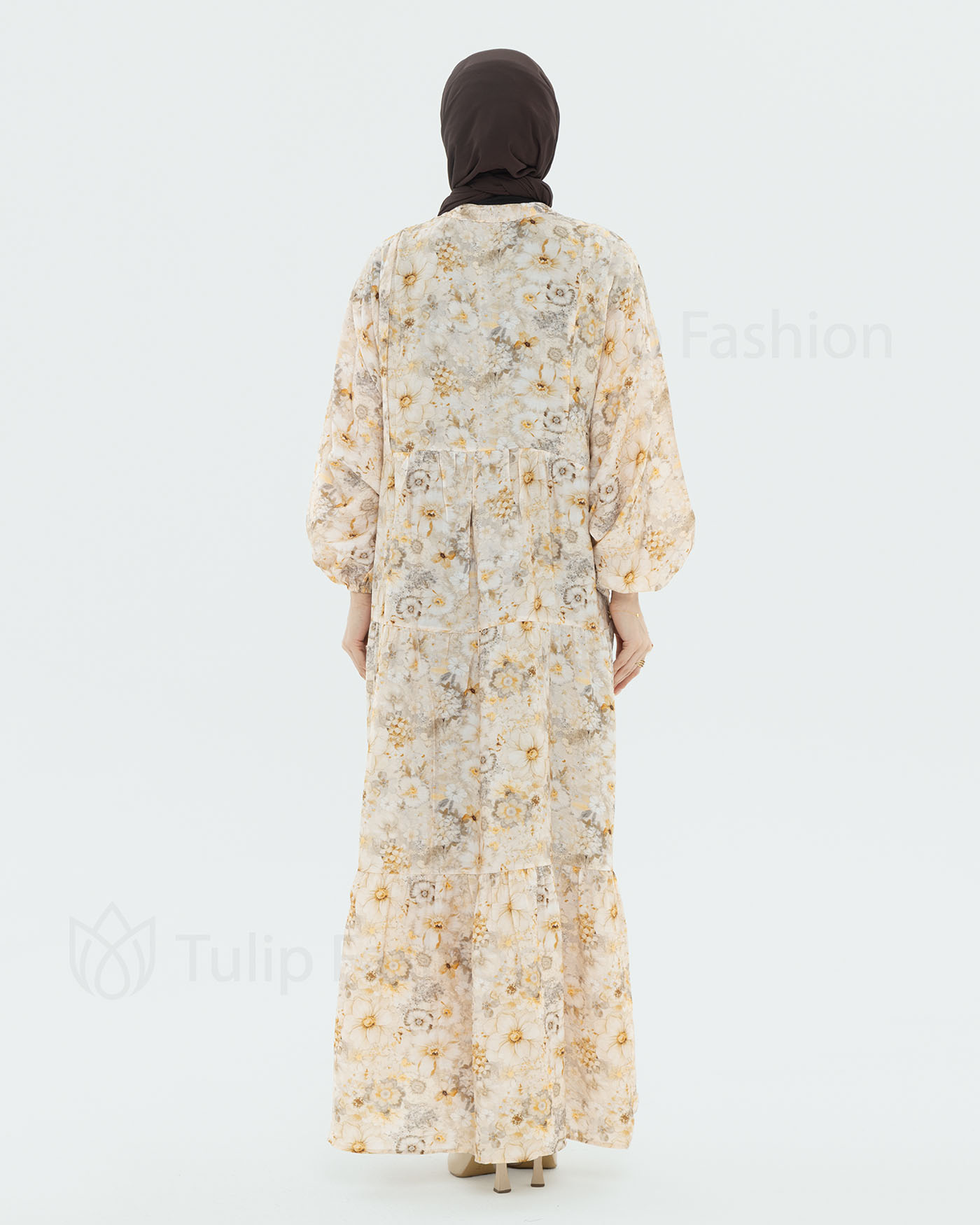 Maxi dress - Light Beige - 6