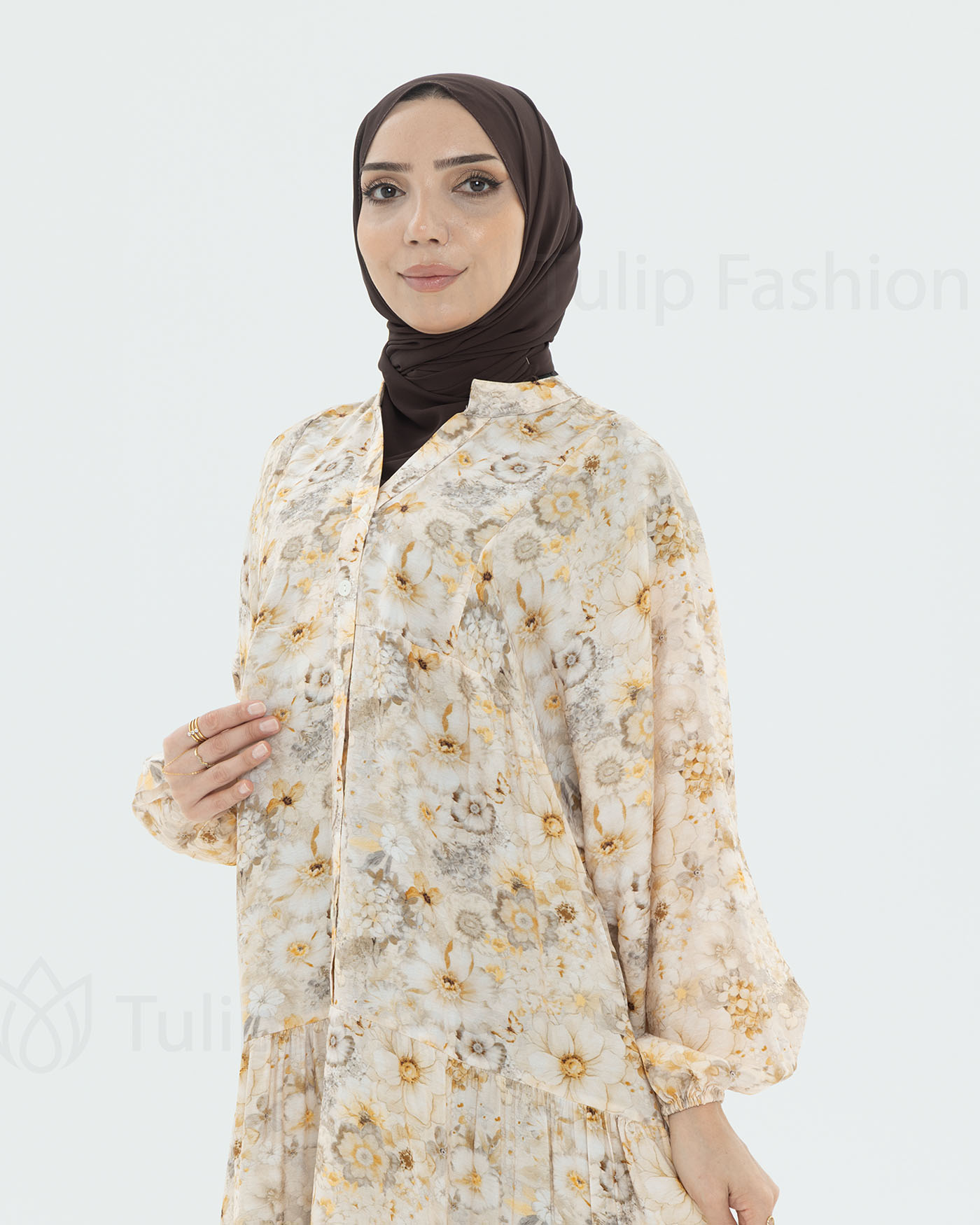 Maxi dress - Light Beige - 7