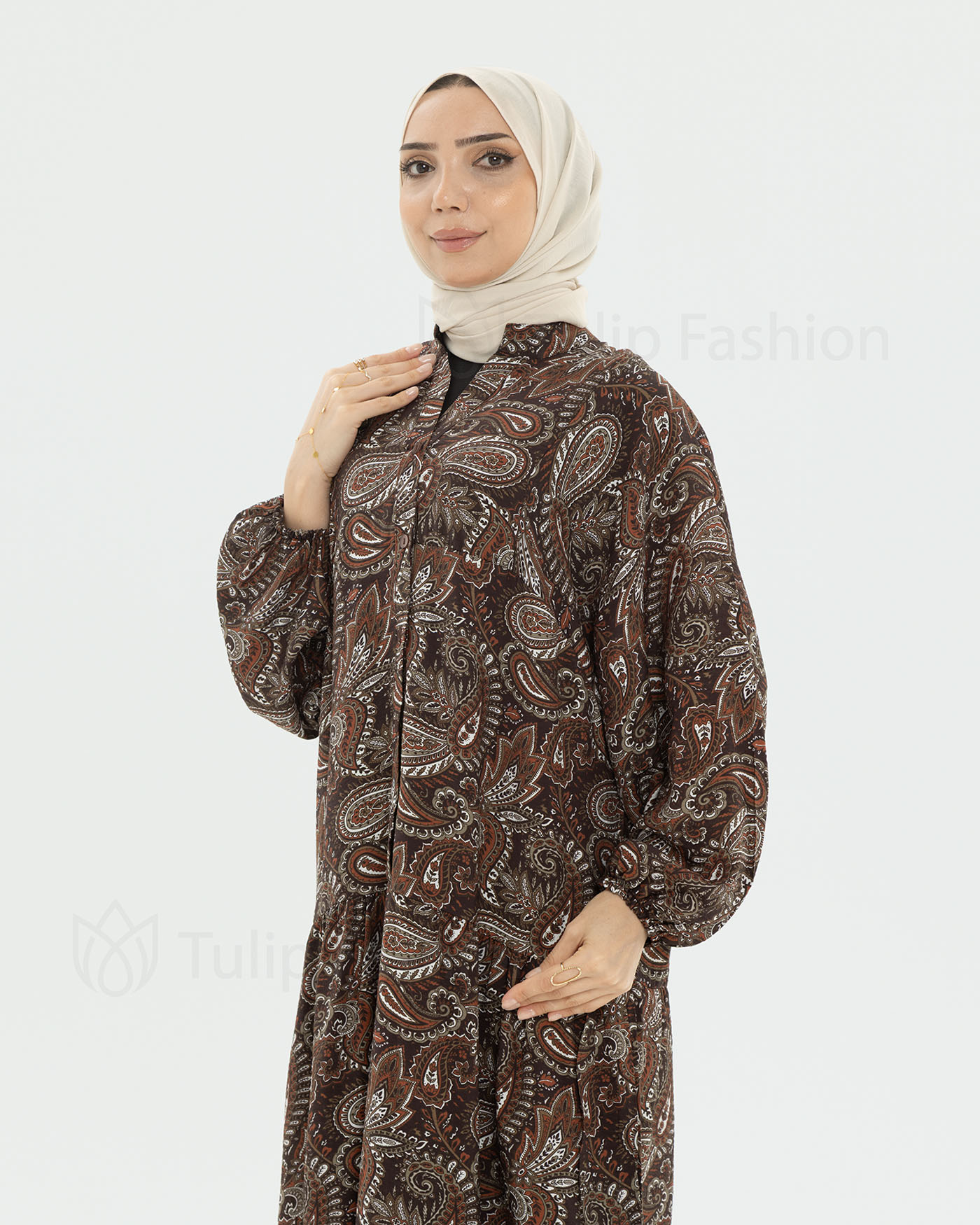 Maxi dress - Brown - 6
