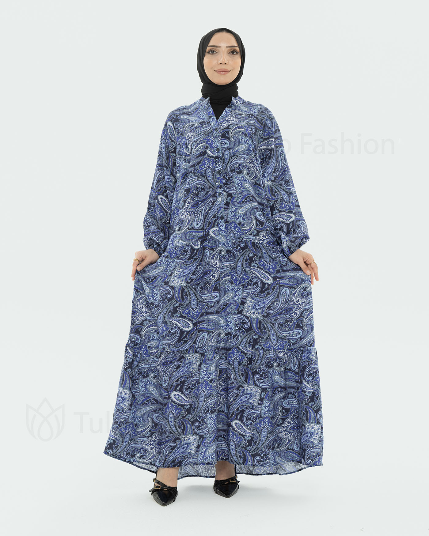 Maxi dress - Blue - 4