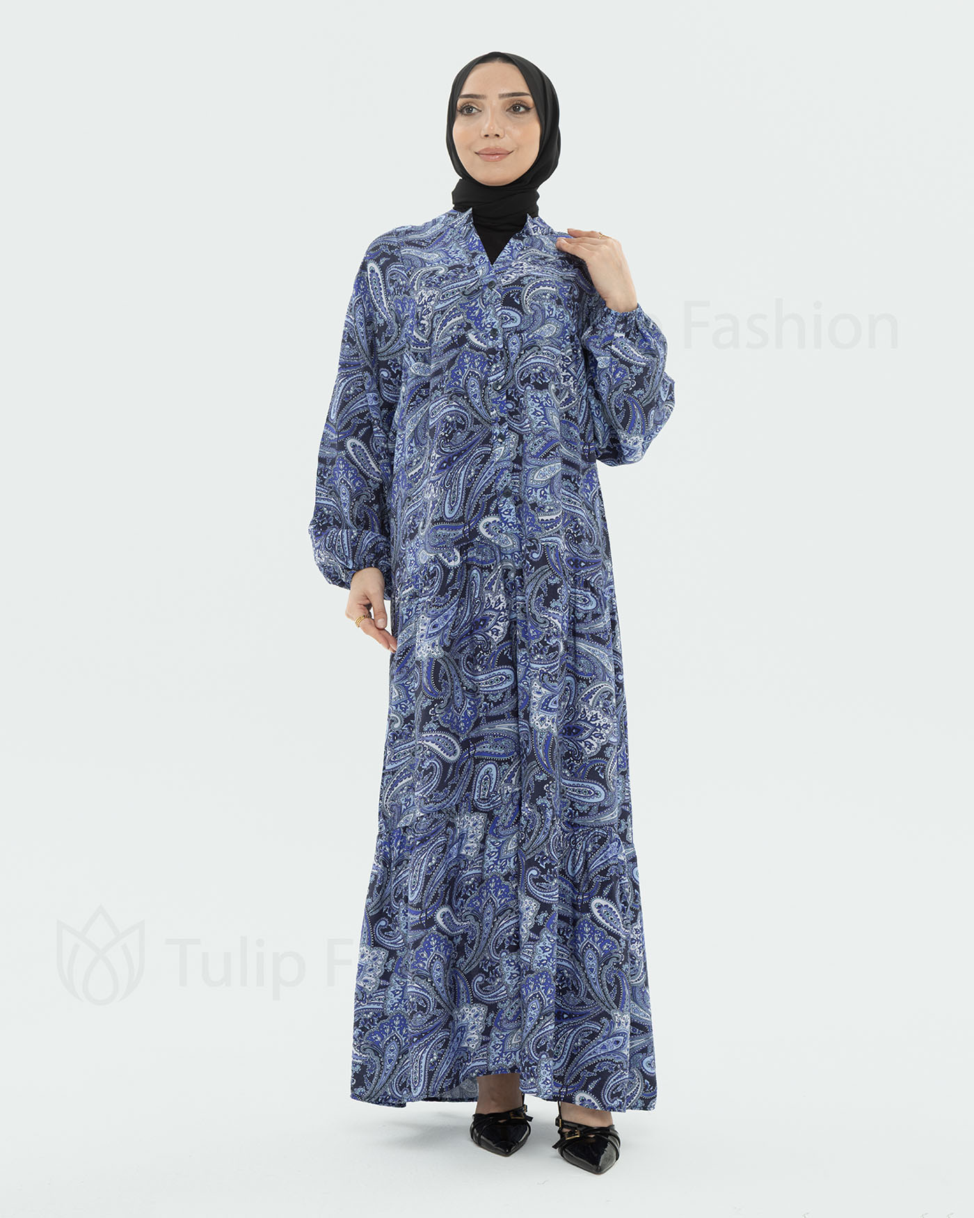 Maxi dress - Blue - 2