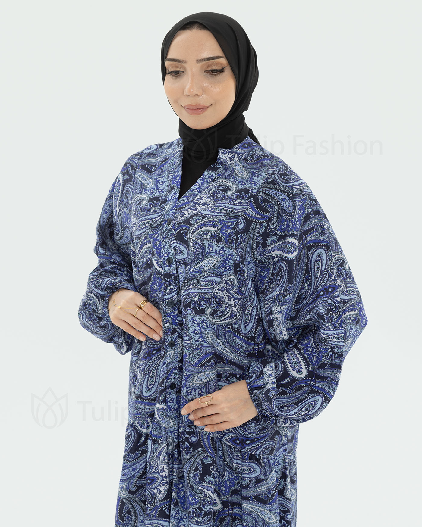 Maxi dress - Blue - 7