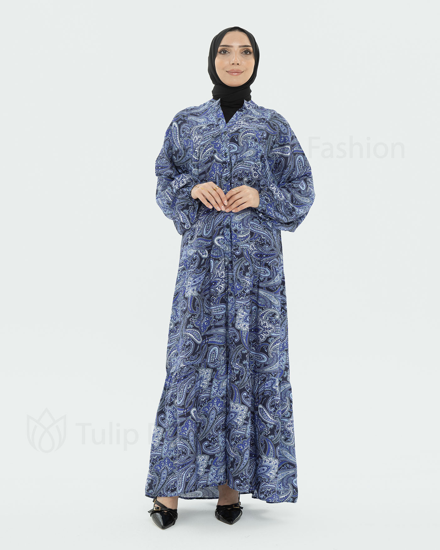 Maxi dress - Blue - 3