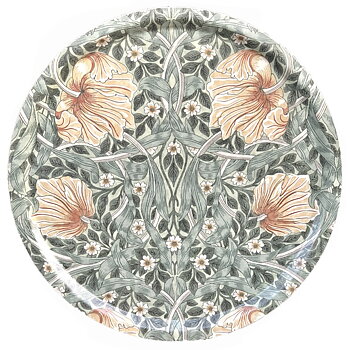 WB INTERIOR Bricka William Morris Pimpernel grön 46 cm