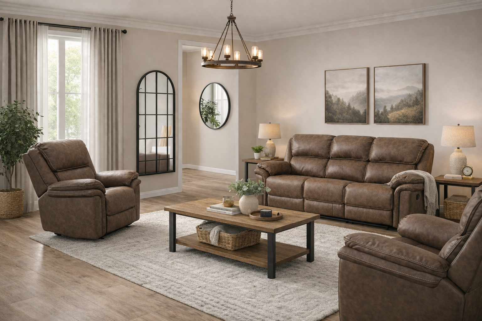 Nashville Elrecklainer soffa